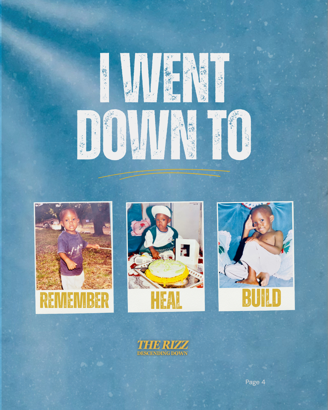 Remember Heal Build magazine page