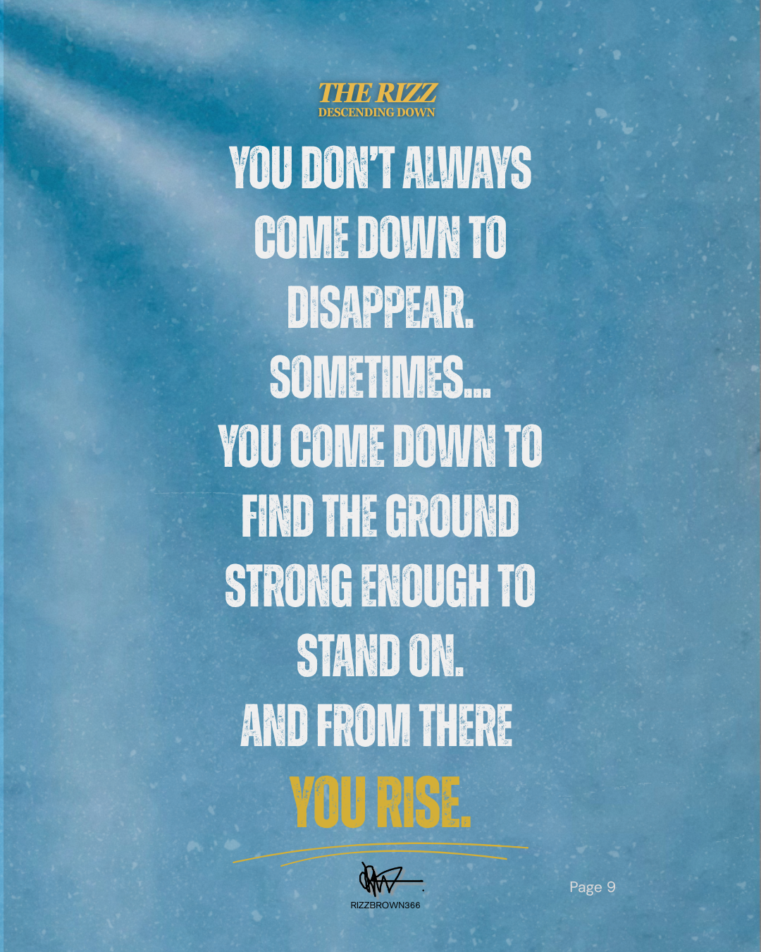 The next rise magazine page